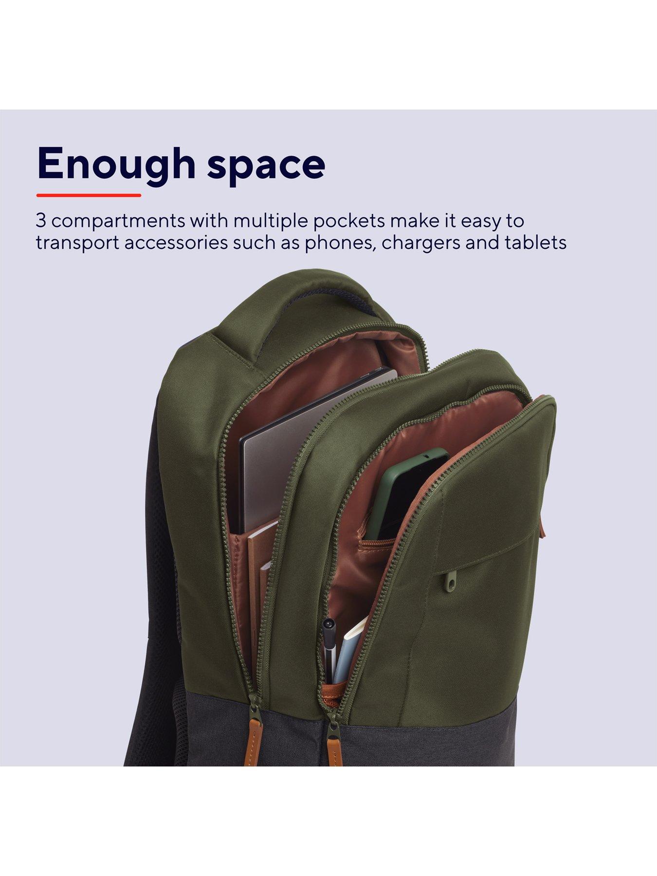Image 5 of 8 of Trust Trust Lisboa 23L Durable Laptop Backpack for Laptops up to 16'' - Green