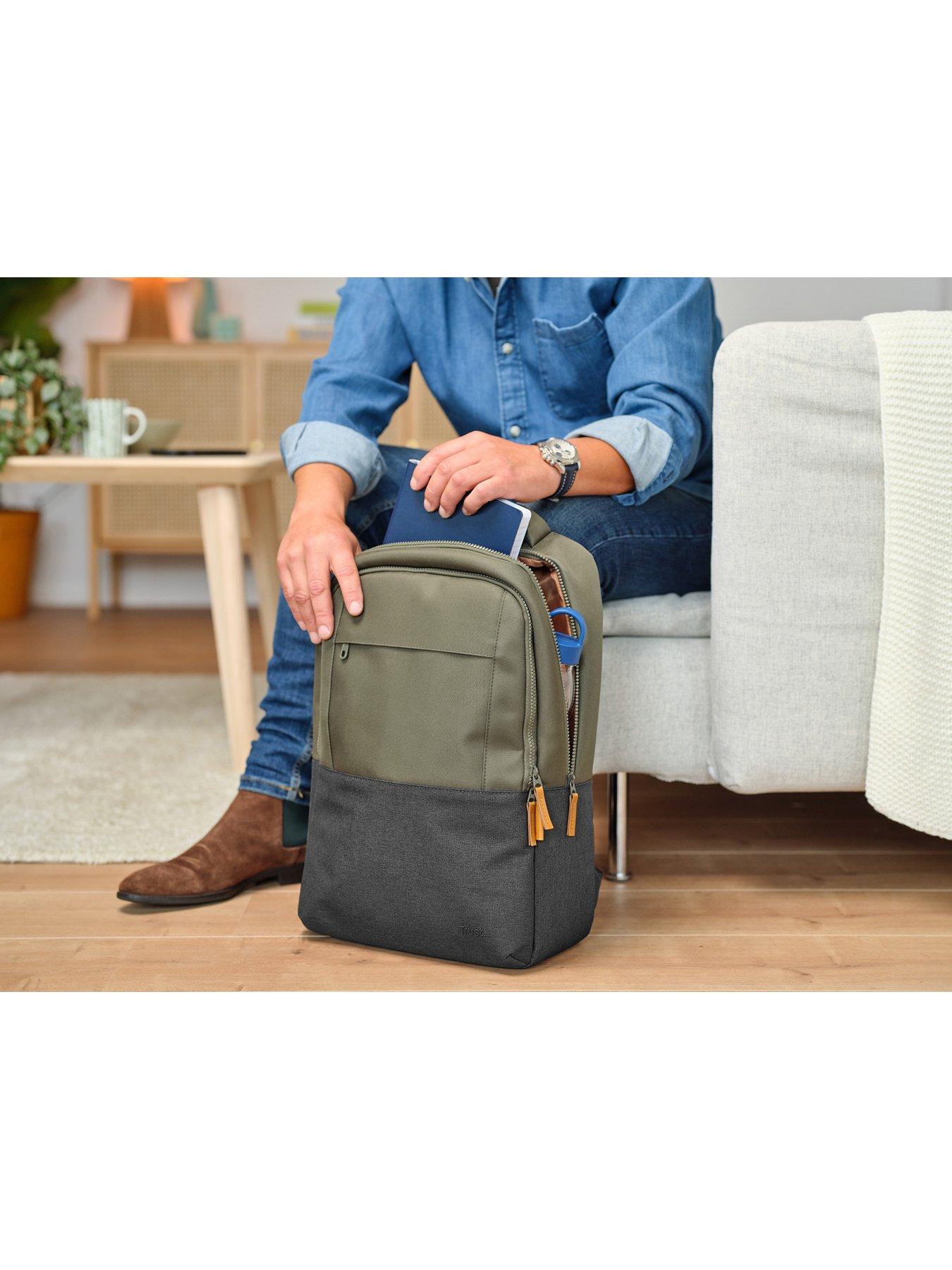 Image 7 of 8 of Trust Trust Lisboa 23L Durable Laptop Backpack for Laptops up to 16'' - Green