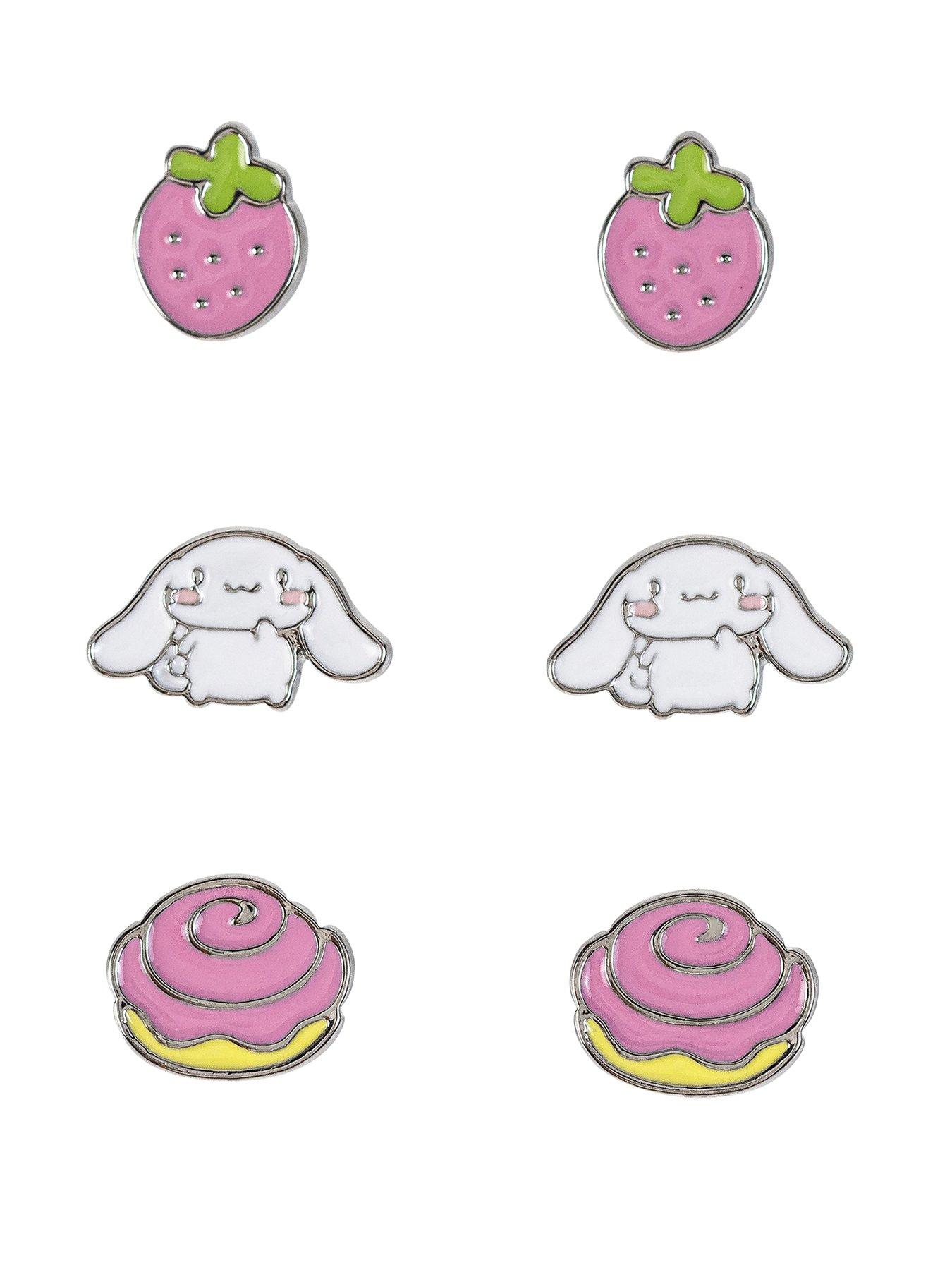 Hello Kitty Pack 3 Earrings Cinnamoroll - Multi