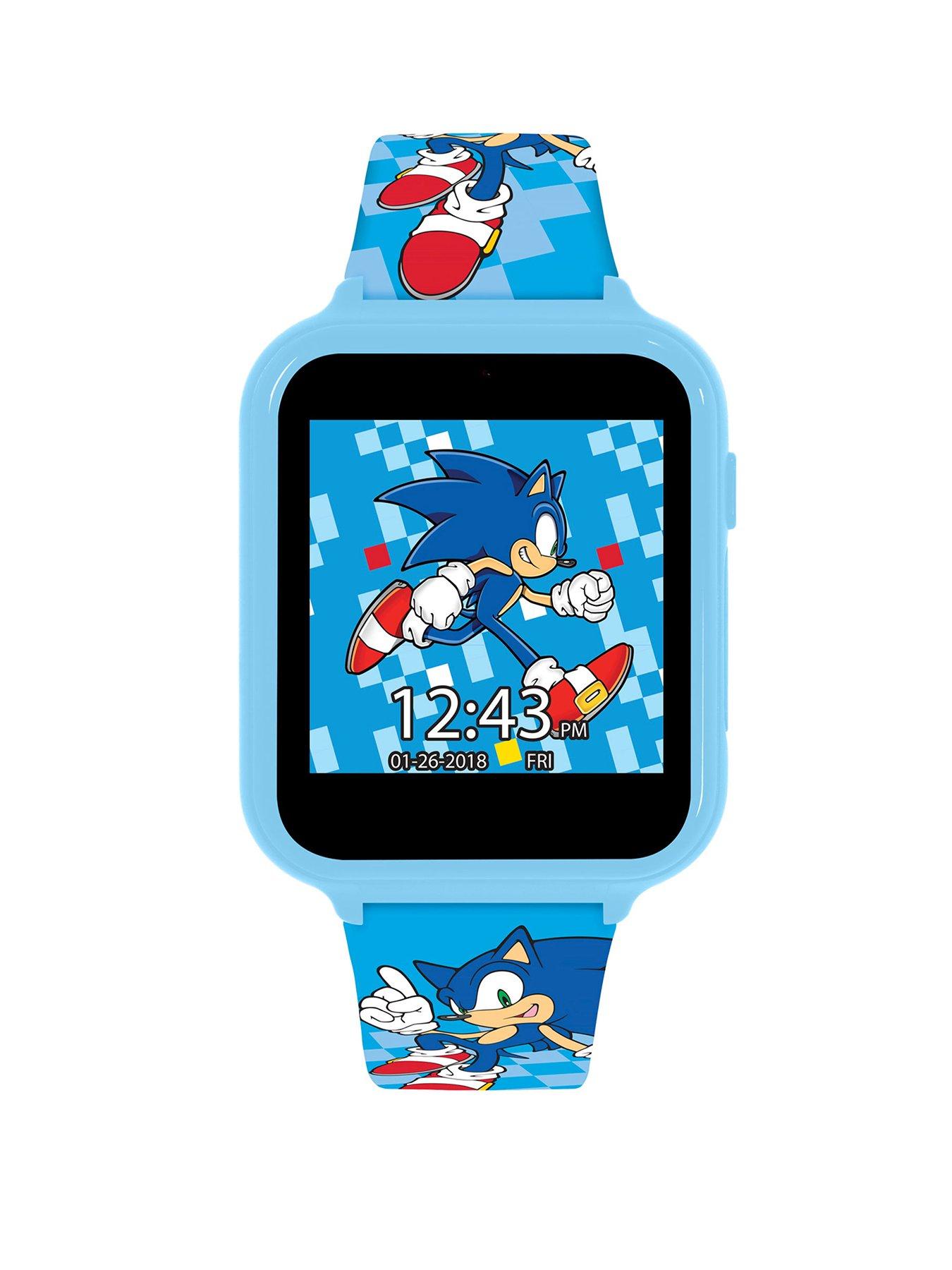 Image 1 of 4 of Sonic the Hedgehog Printed Strap Interactive Watch - Multi