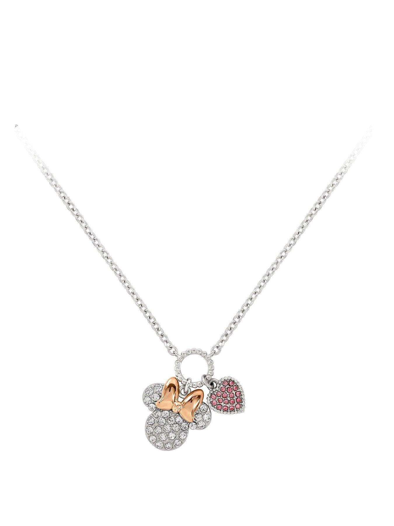 mickey-mouse-minnie-necklace-with-stones-silverfront