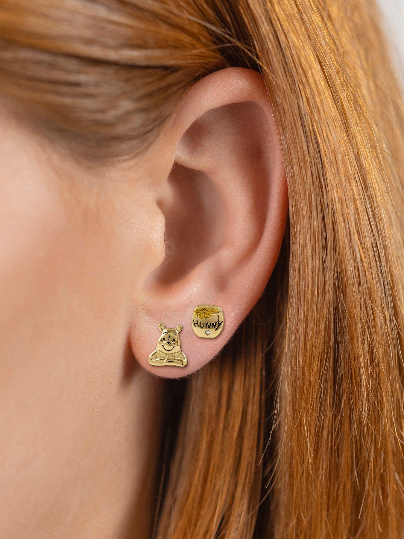 Image 3 of 4 of Winnie The Pooh Earring Set - Multi
