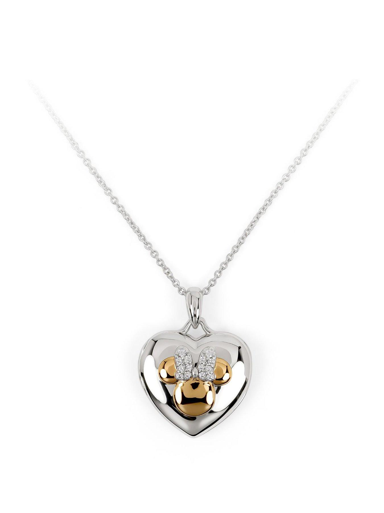 Image 1 of 4 of Disney Minnie Mouse Locket - Silver