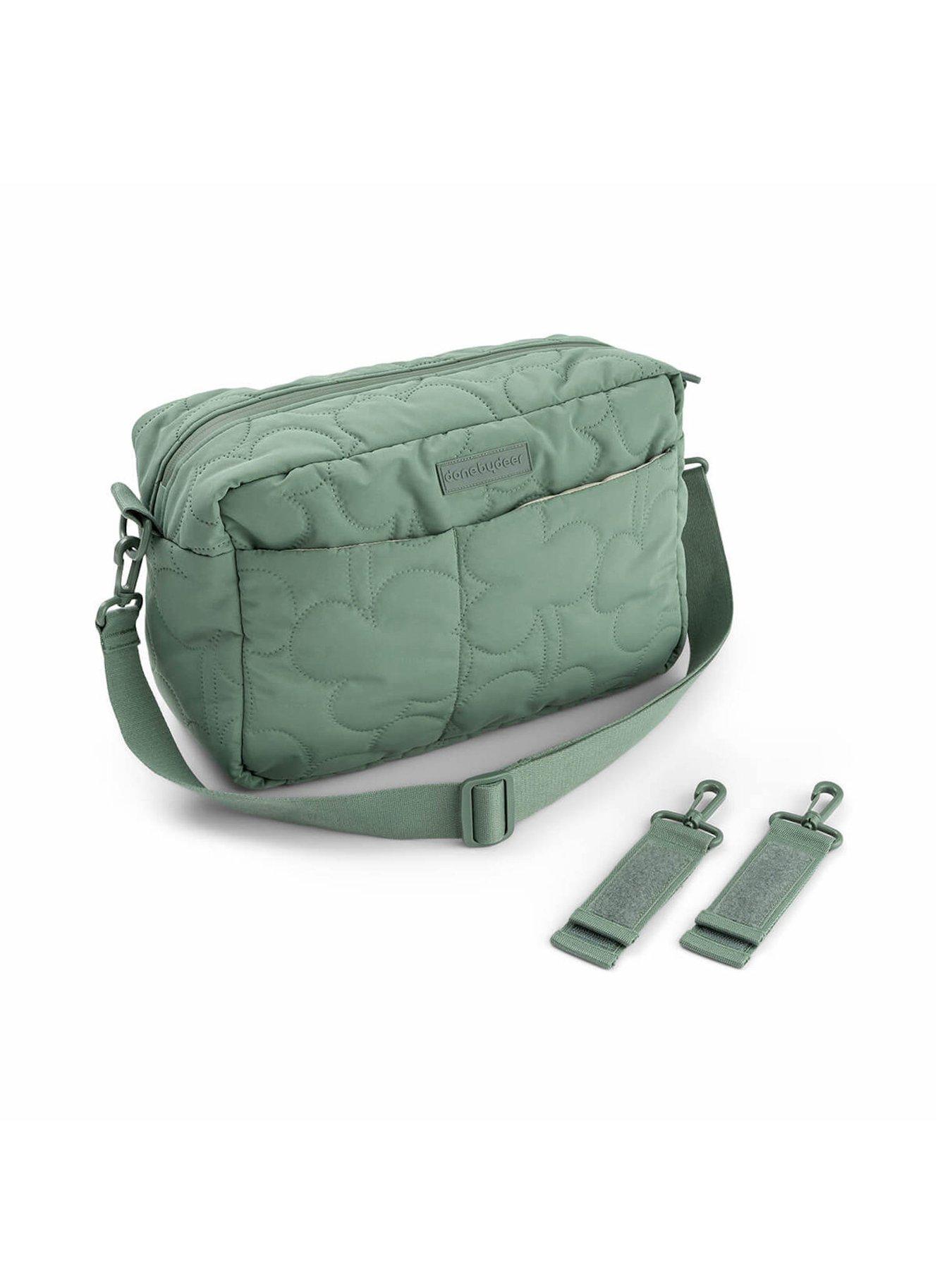 Done by Deer Quilted Stroller Bag - Green