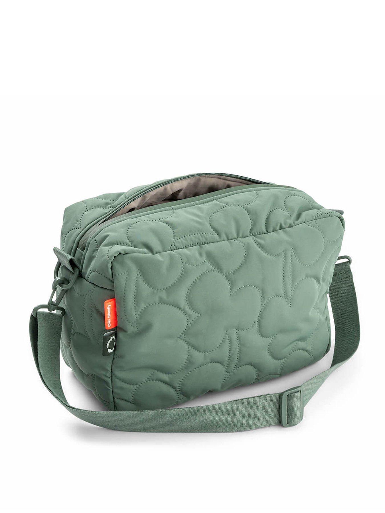 done-by-deer-quilted-stroller-bag--nbspgreenstillFront