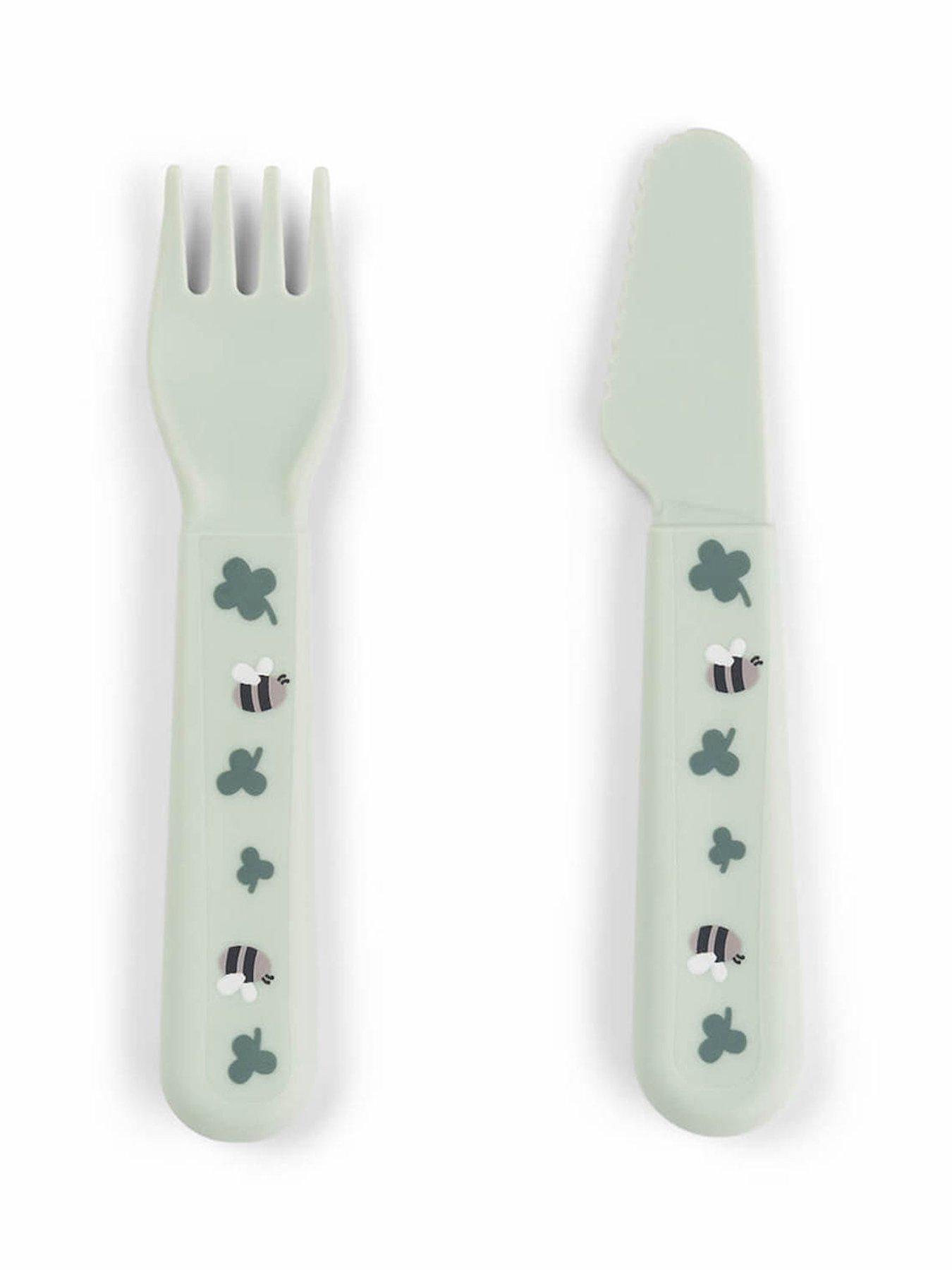 Image 3 of 7 of Done by Deer Foodie dinner set Tiny farm Green