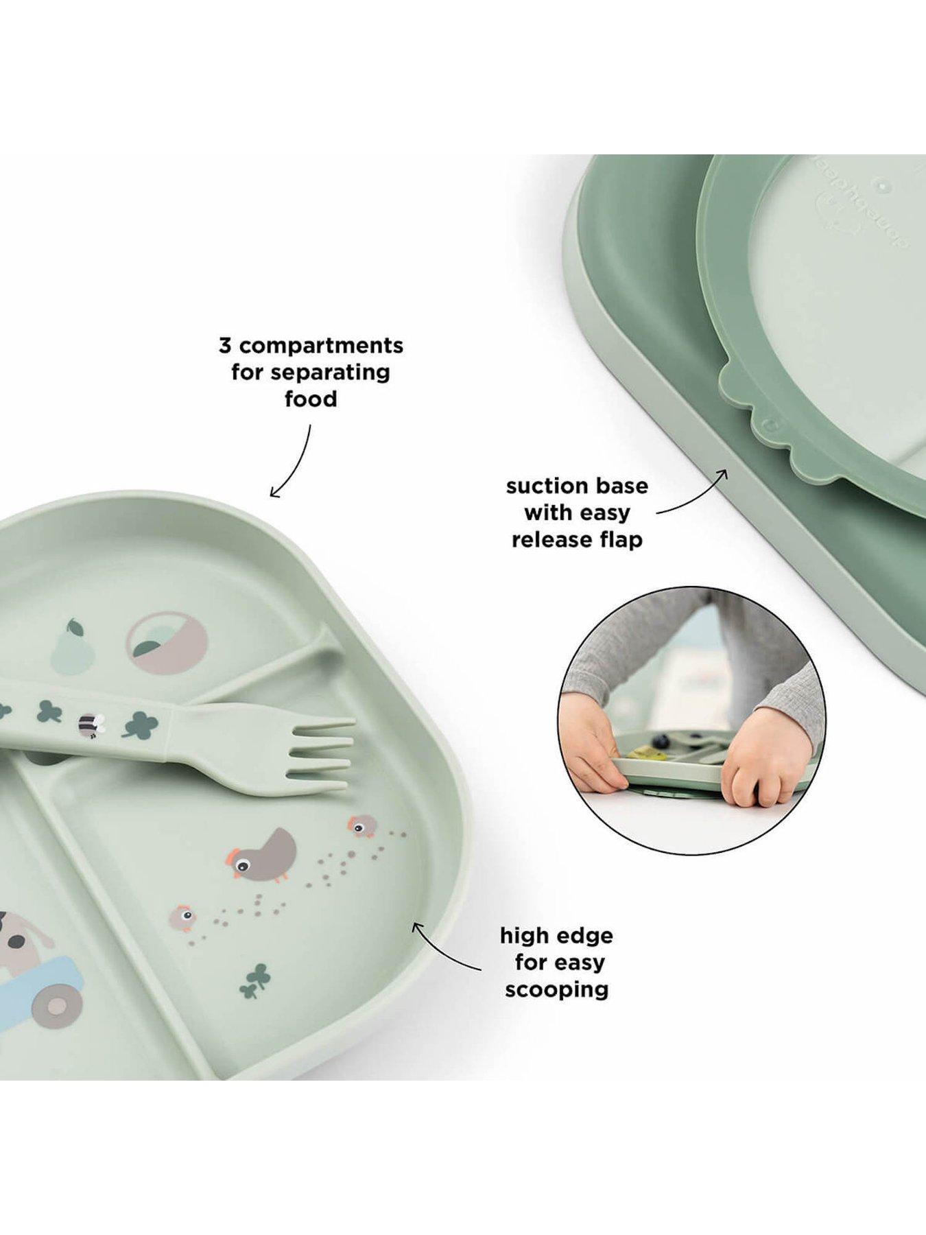 Image 4 of 7 of Done by Deer Foodie dinner set Tiny farm Green