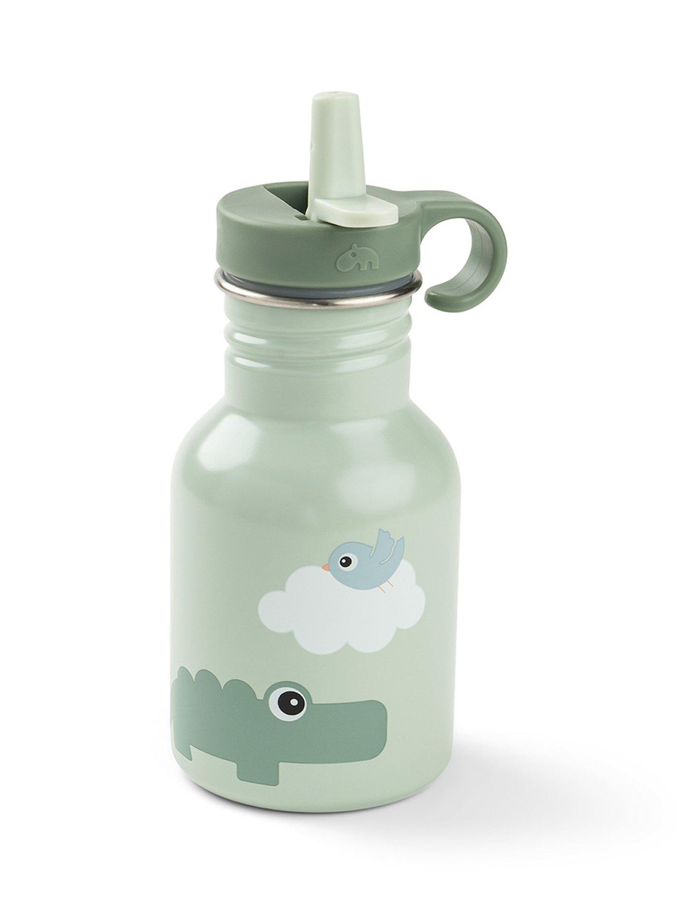 Image 1 of 4 of Done by Deer Metal Bottle Playground Green 350ml