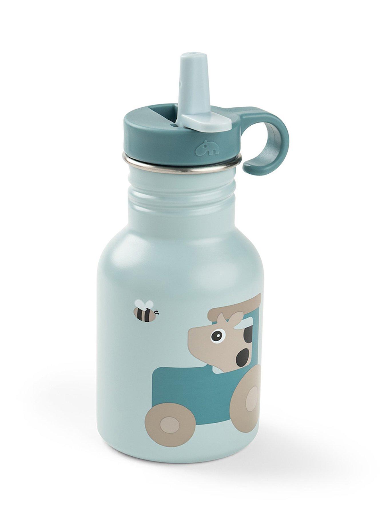 Image 1 of 4 of Done by Deer Metal Bottle Tiny Farm Blue
