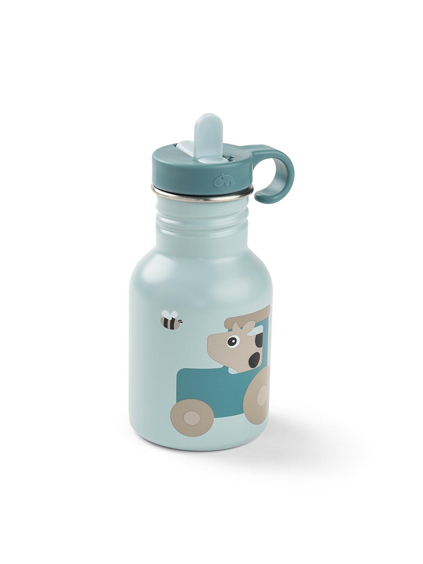 Image 4 of 4 of Done by Deer Metal Bottle Tiny Farm Blue