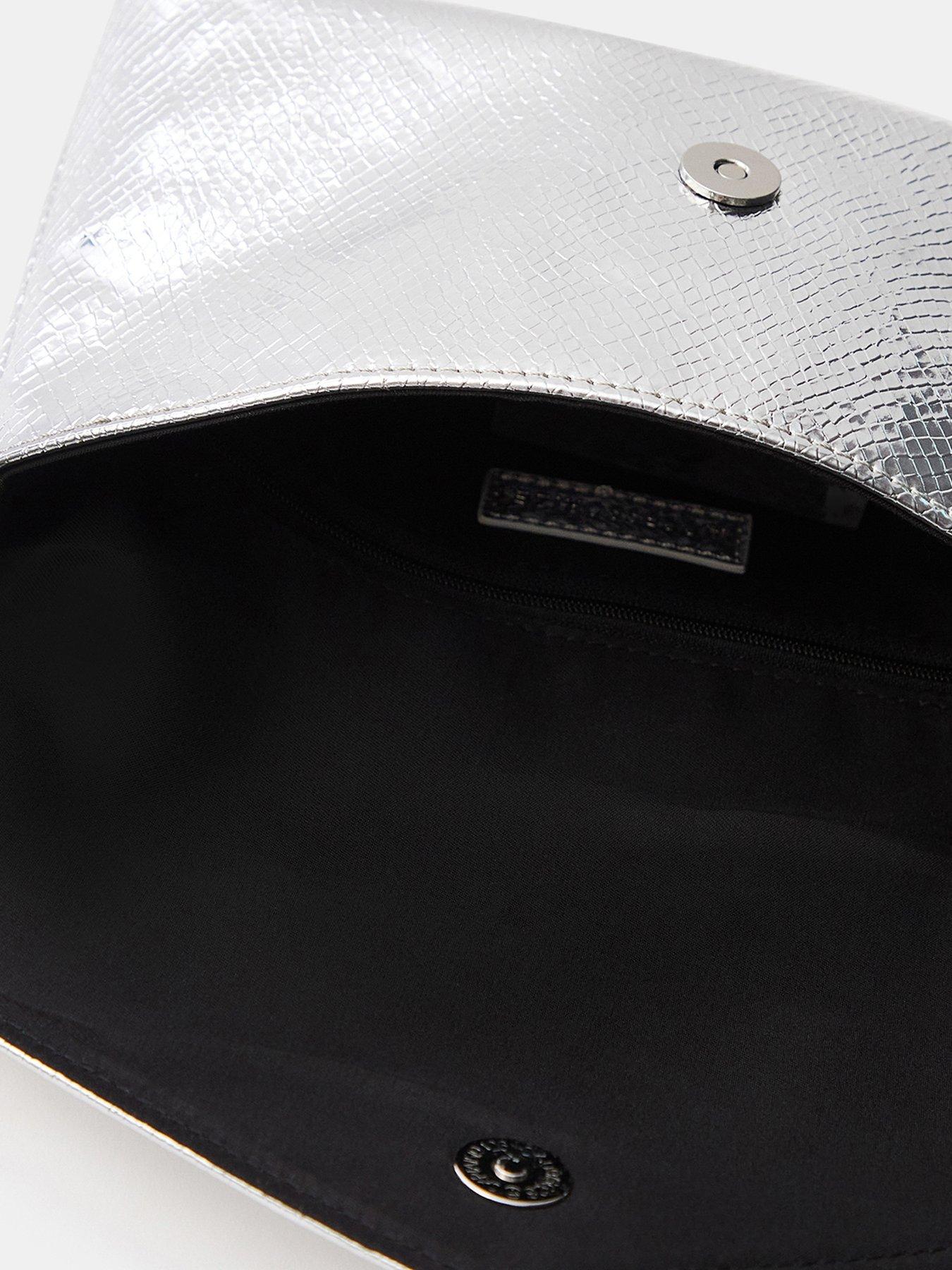 Image 5 of 5 of Accessorize Metallic Envelope Crossbody Bag