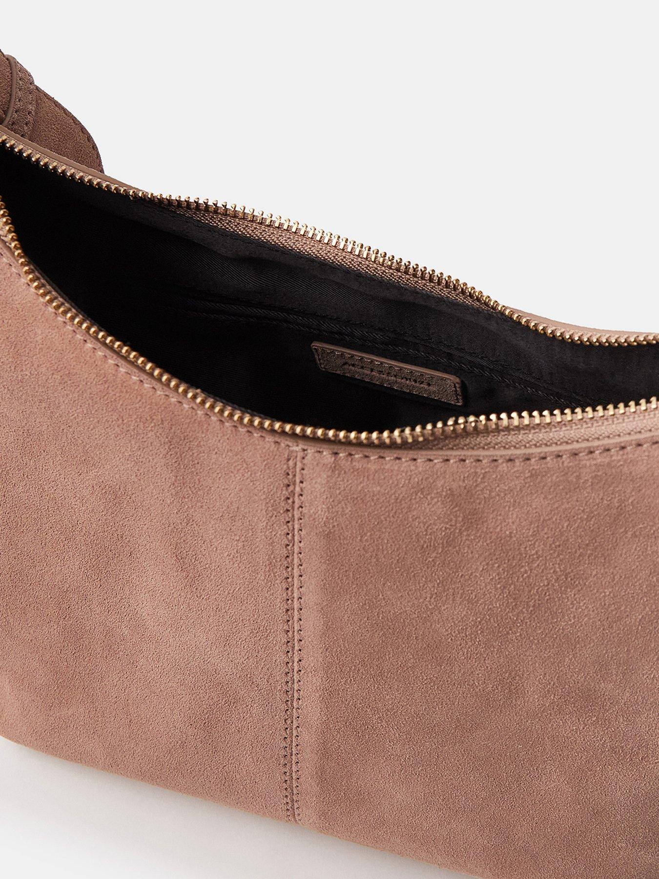 Image 5 of 5 of Accessorize Suede Crossbody Bag