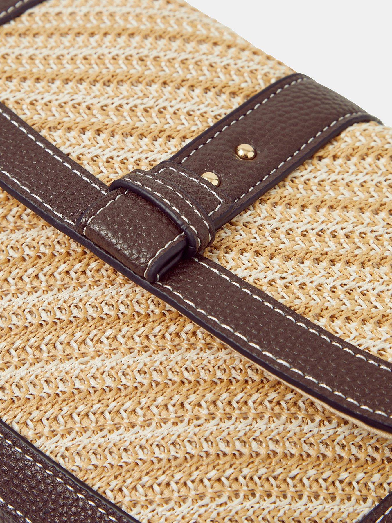 Image 4 of 5 of Accessorize Woven Crossbody Bag