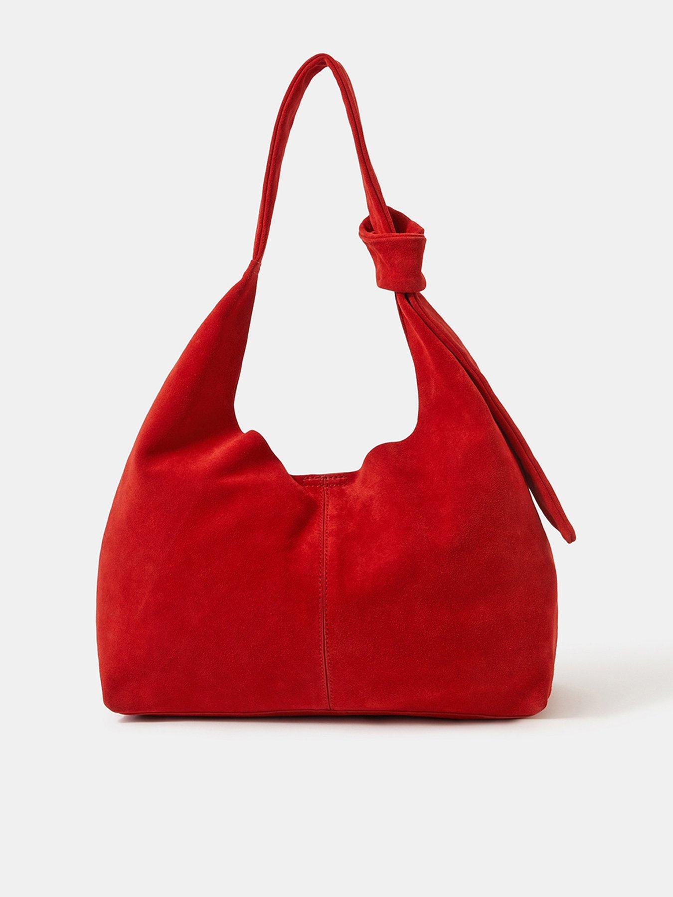Accessorize Slouchy Knot Leather Shoulder Bag
