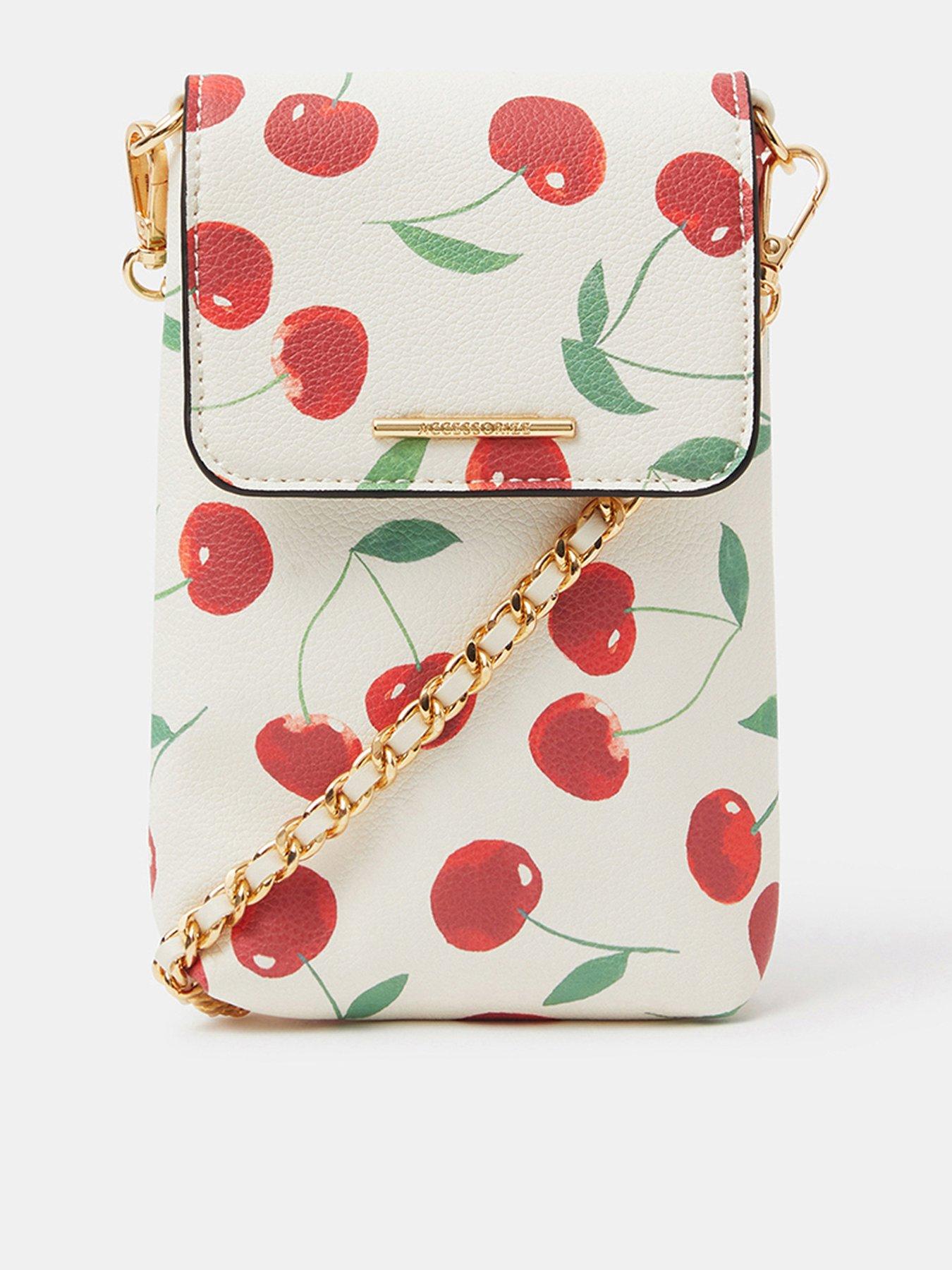 Accessorize Cherry Print Phone Bag
