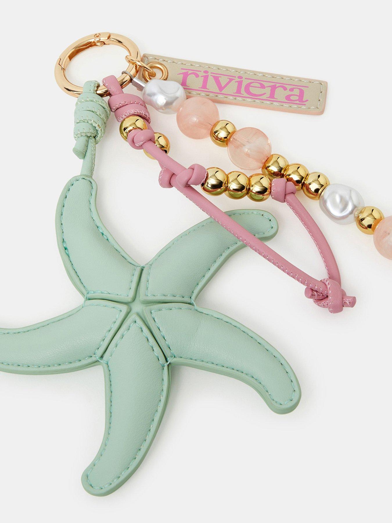 Image 4 of 4 of Accessorize Starfish Bead Bag Charm