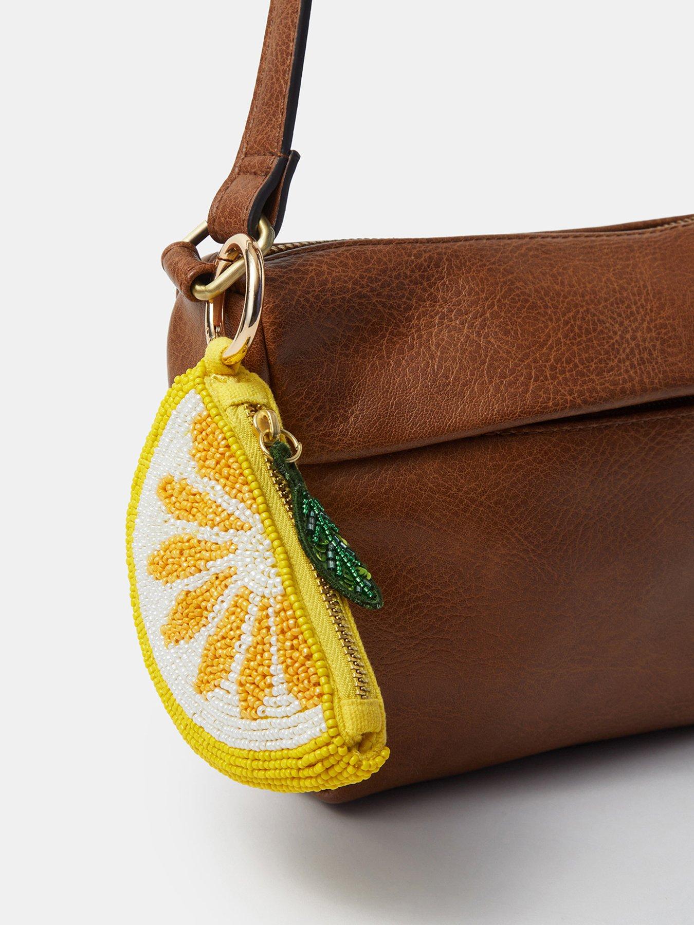 accessorize-beaded-lemon-purse-bag-charmstillFront