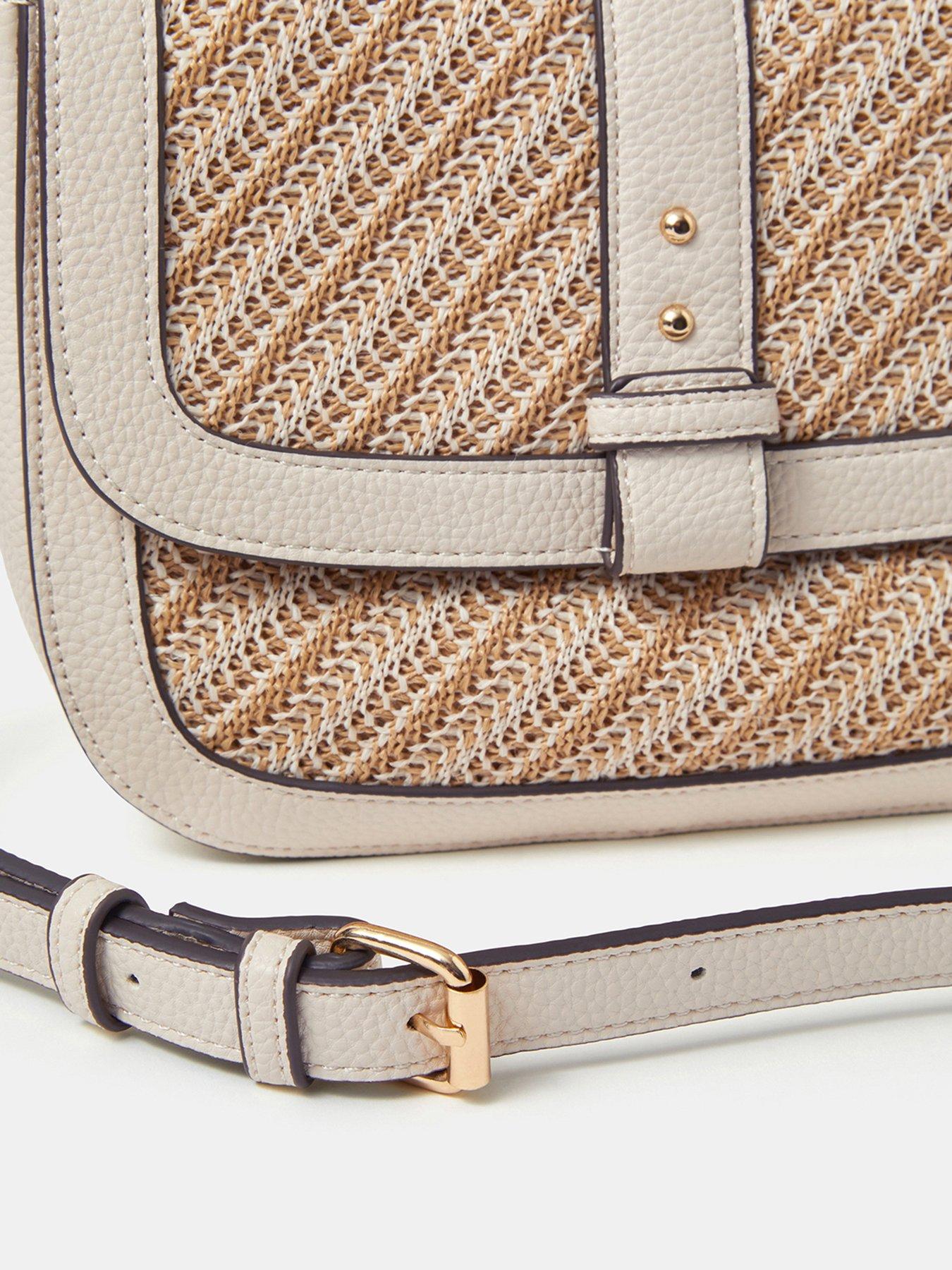 Image 4 of 5 of Accessorize Woven Crossbody Bag