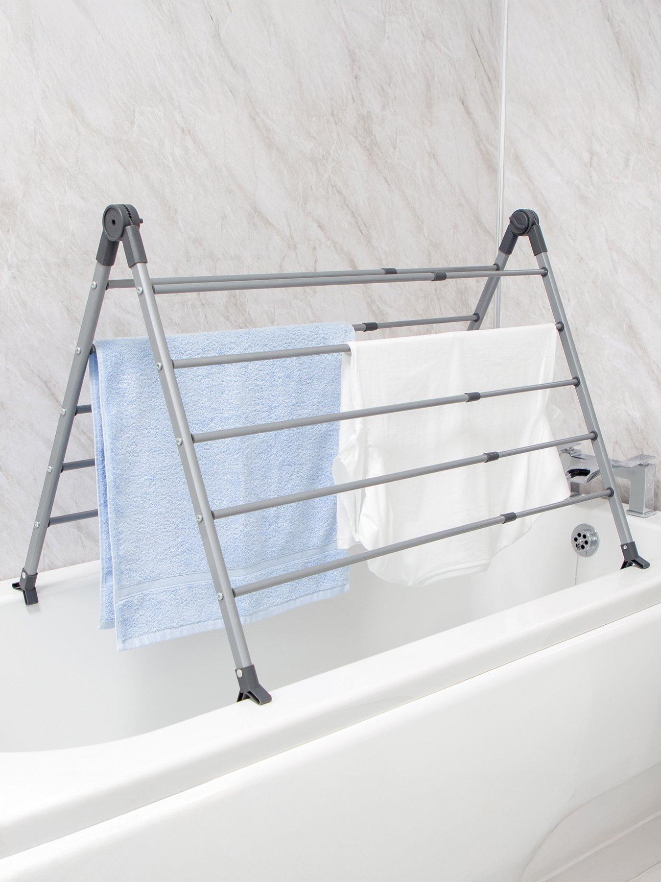 Black & Decker B+d Over Bath Extendable Airer Grey