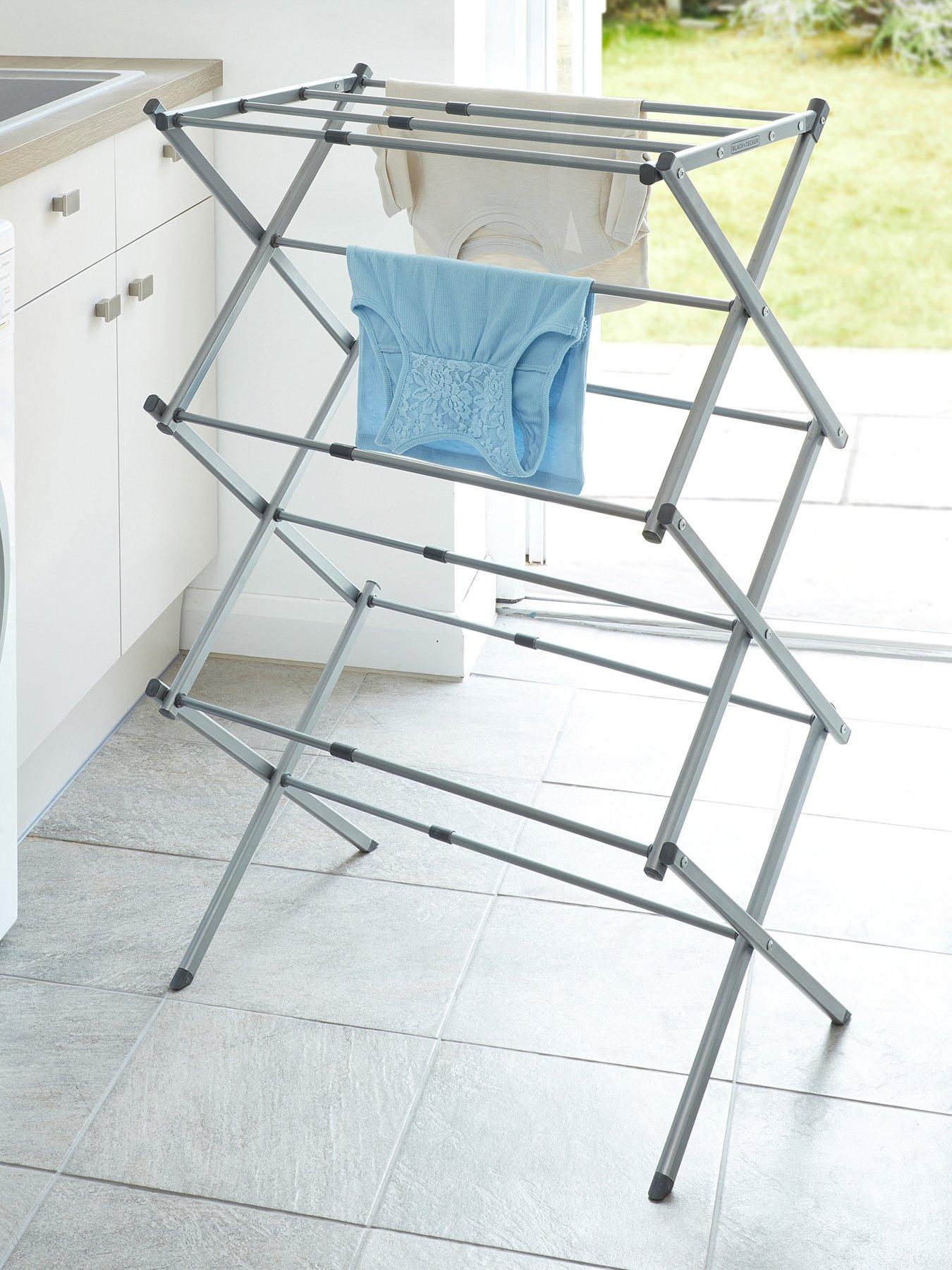 Black & Decker B+d Extendable Compact Airer Grey