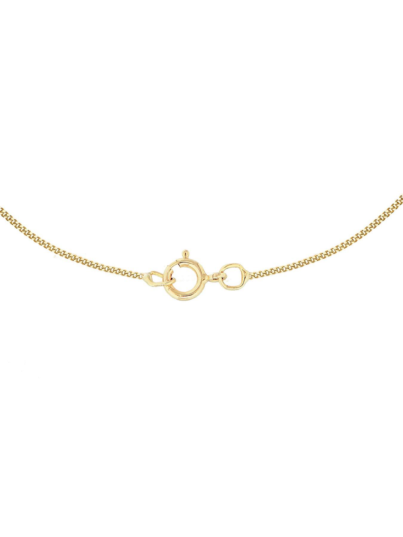Image 3 of 4 of The Love Collection 9ct Yellow Gold Oval Christ Pendant