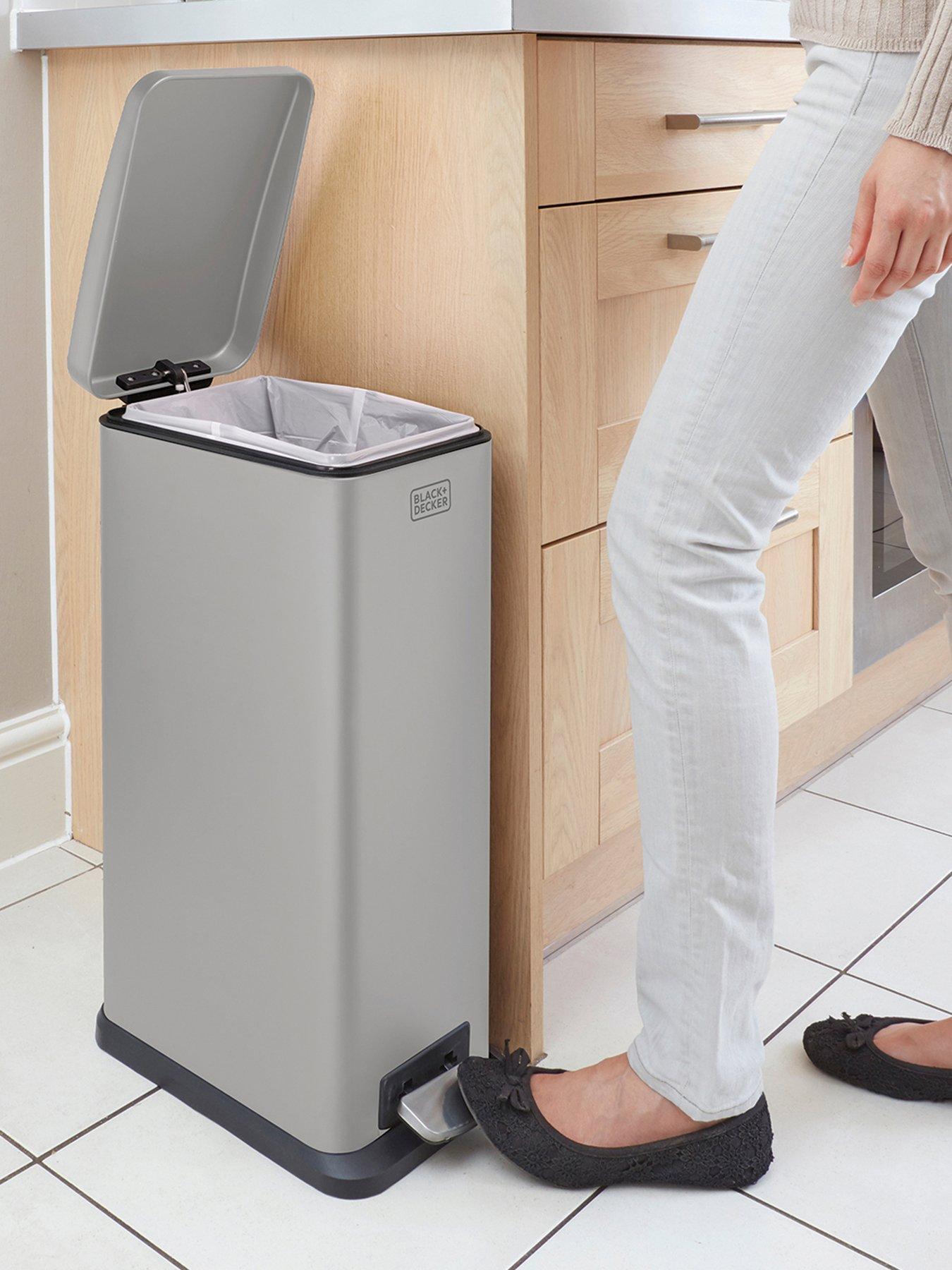 black-decker-bd-20l-slimline-soft-close-pedal-bin-greyback