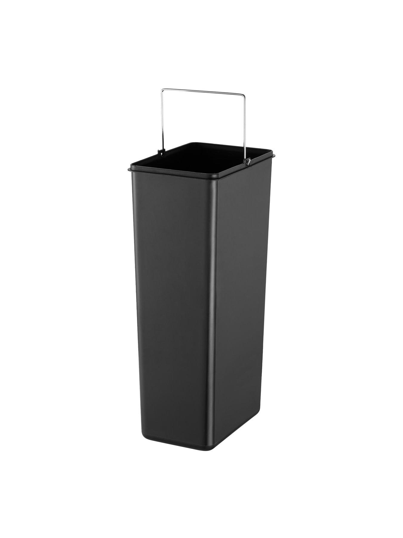 black-decker-bd-20l-slimline-soft-close-pedal-bin-greydetail