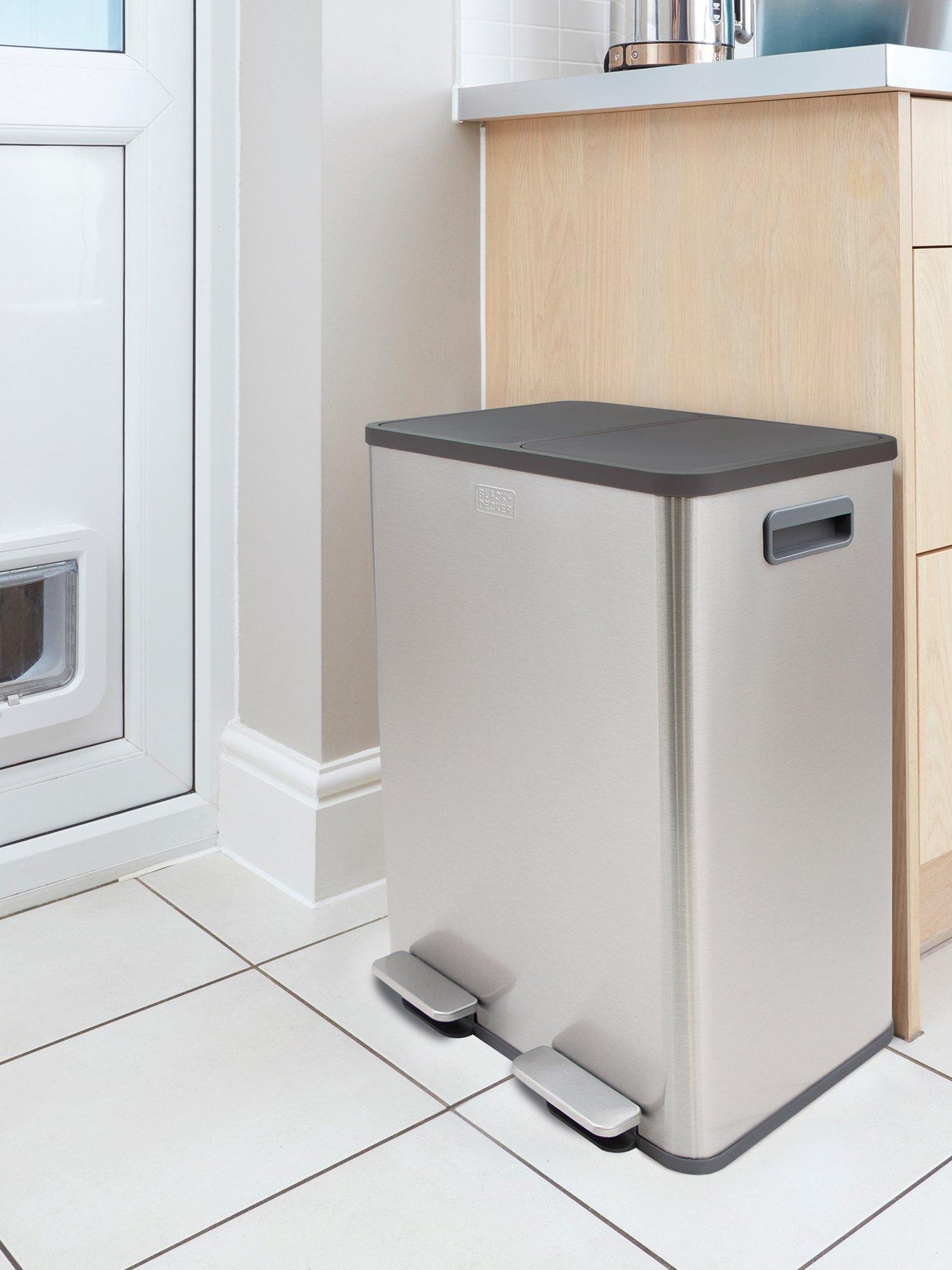 black-decker-bd-slim-line-40l-recycle-binfront