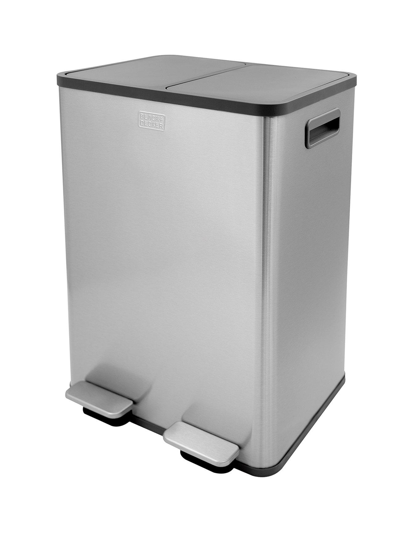 black-decker-bd-slim-line-40l-recycle-binstillFront