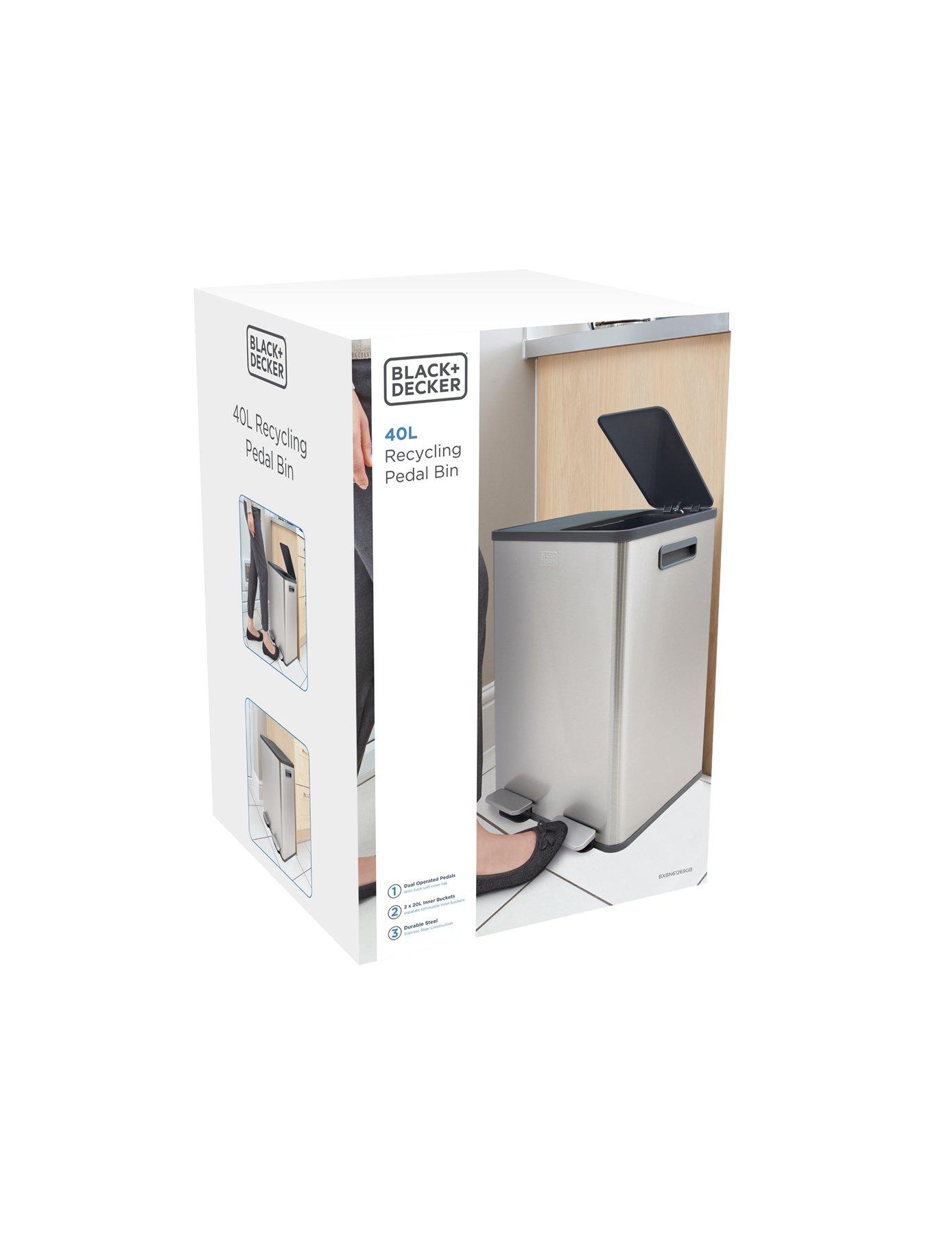 black-decker-bd-slim-line-40l-recycle-bindetail
