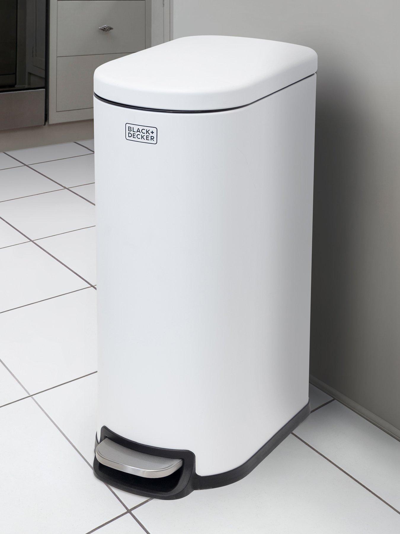 black-decker-bd-30l-curved-slim-line-pedal-bin-whitefront