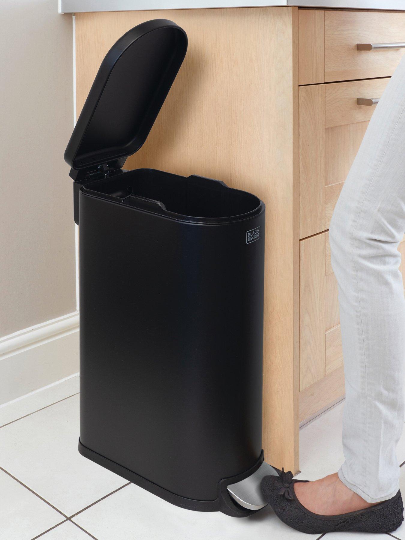 black-decker-bd-30l-curved-slim-line-pedal-bin-matt-blackback