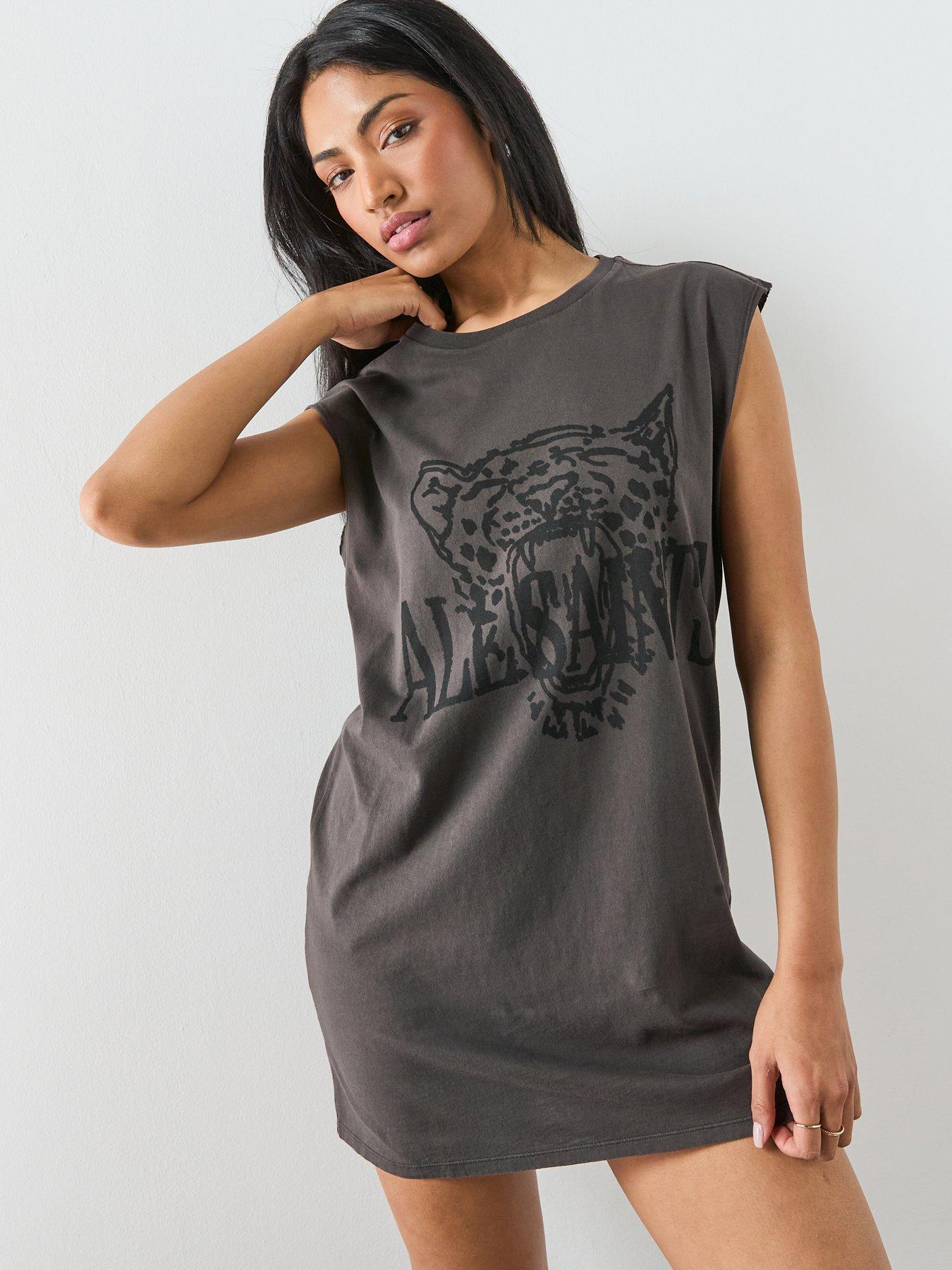 AllSaints Wild Brooke Dress - Grey