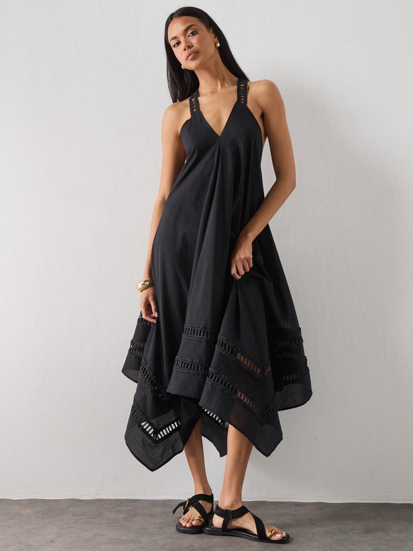 AllSaints Lil Midi Dress - Black