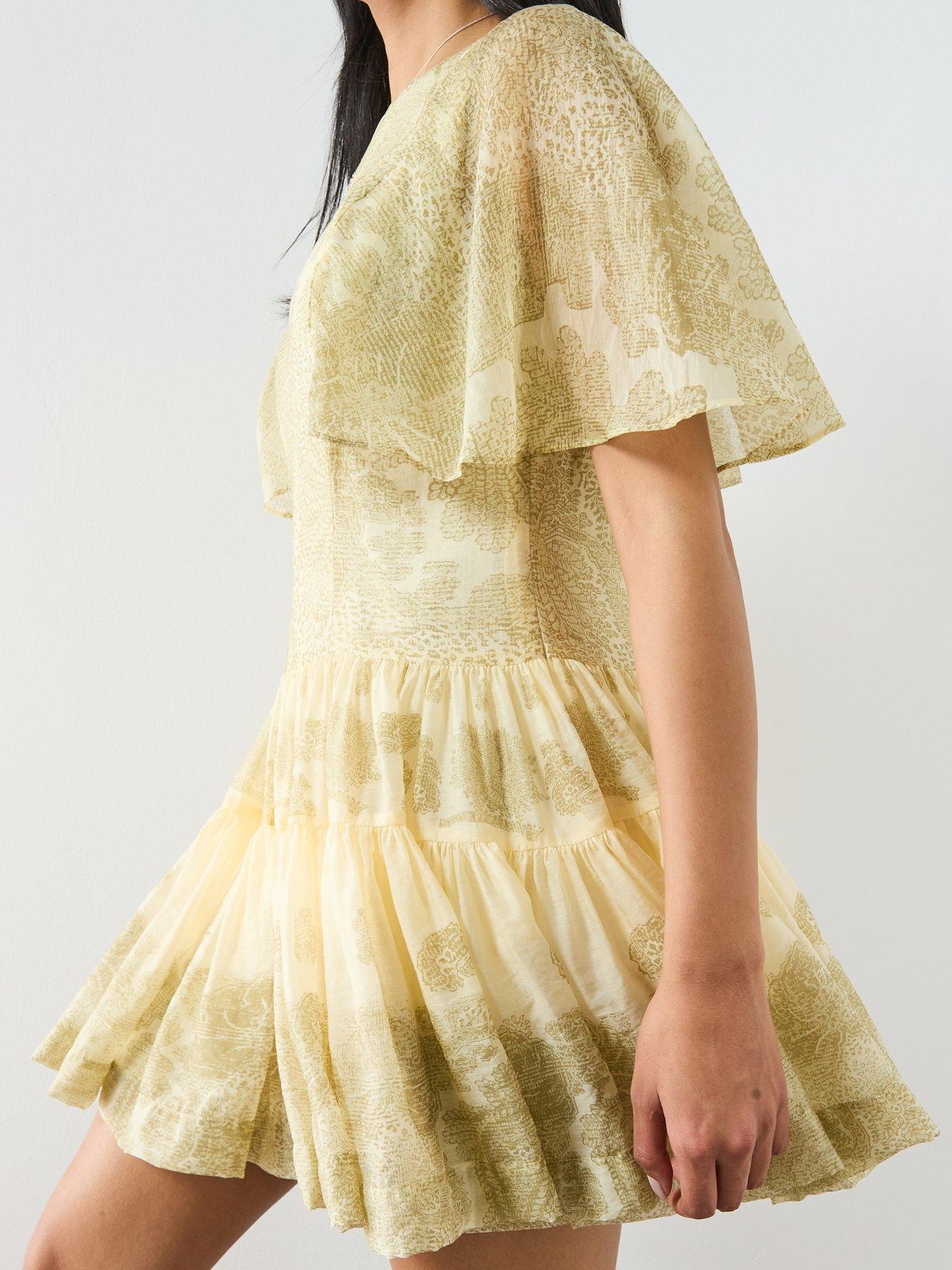 Image 5 of 6 of AllSaints Yanna Dress - Green