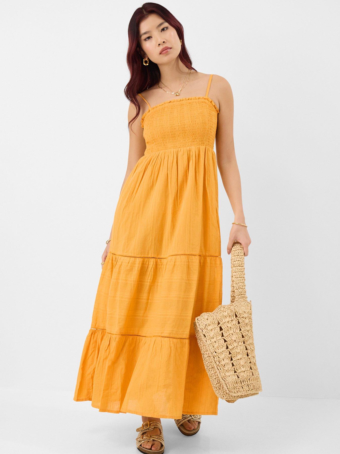 accessorize-shimmer-smocked-midi-dressfront