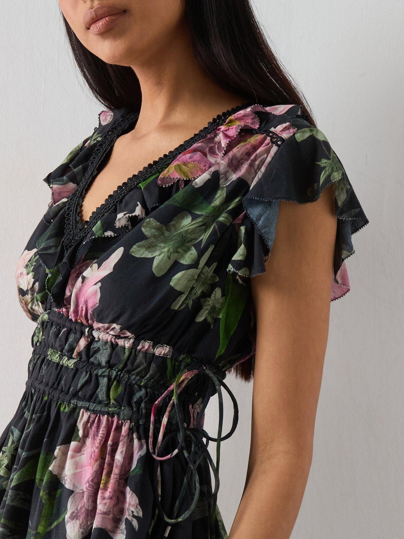 Image 5 of 6 of AllSaints Canto Top - Black
