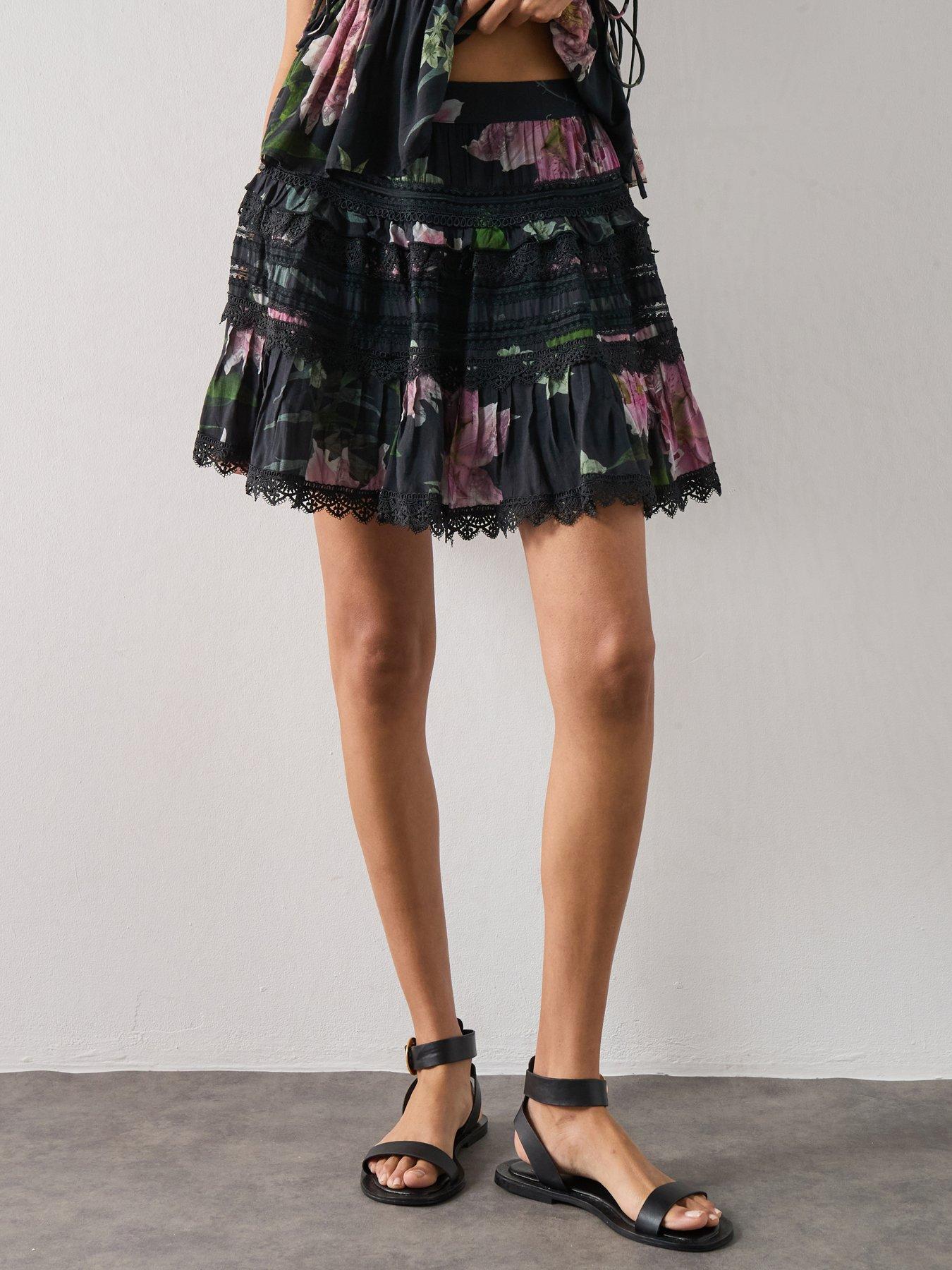 AllSaints Zora Skirt - Black