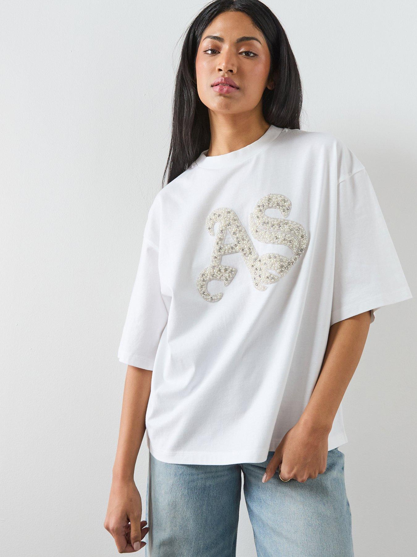 AllSaints Icon Amelie Tee - White