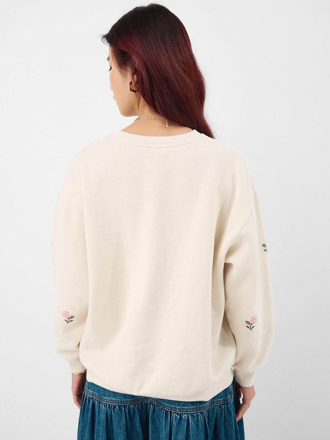 Image 2 of 4 of Accessorize Floral Embroidered Jumper