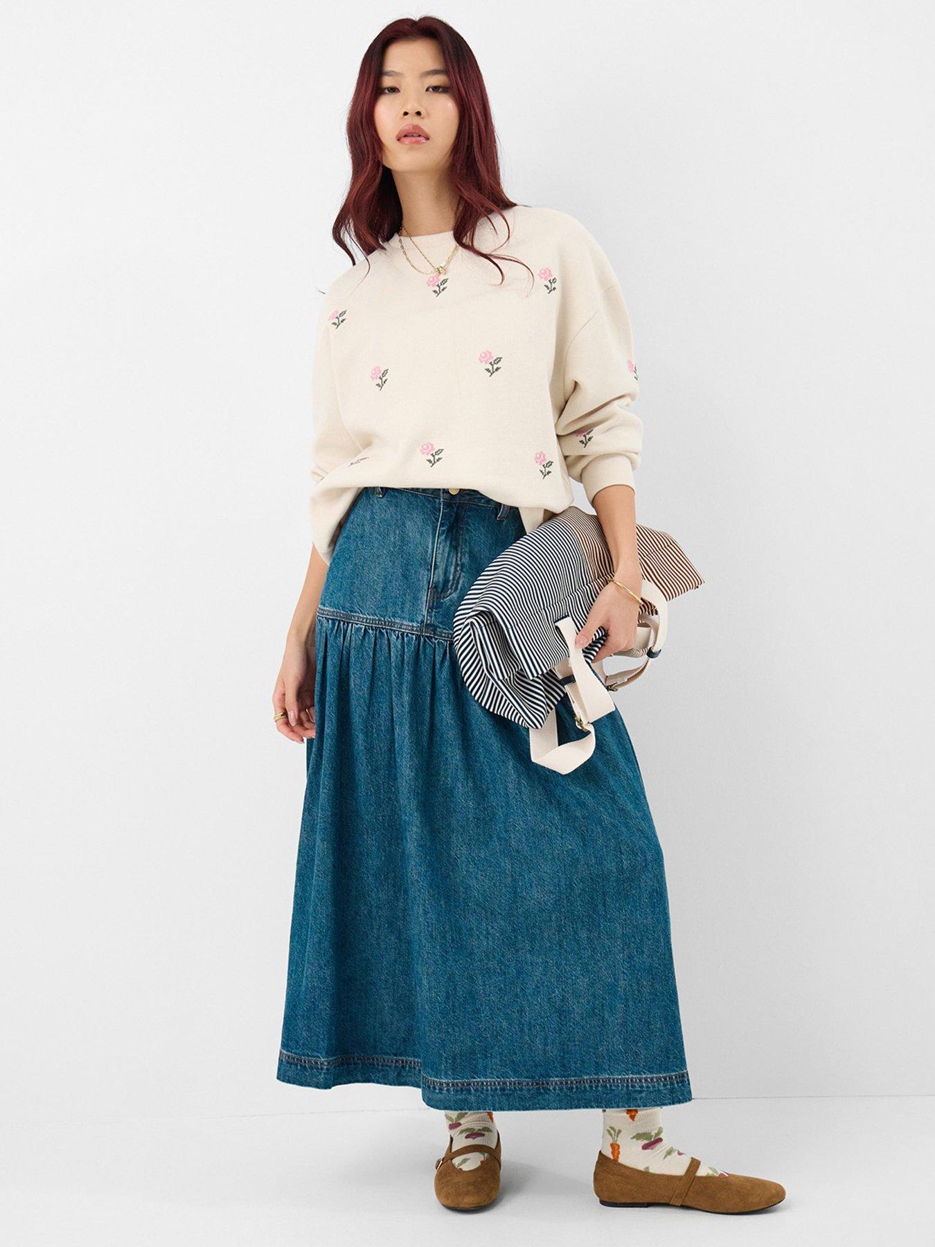 Image 3 of 4 of Accessorize Floral Embroidered Jumper