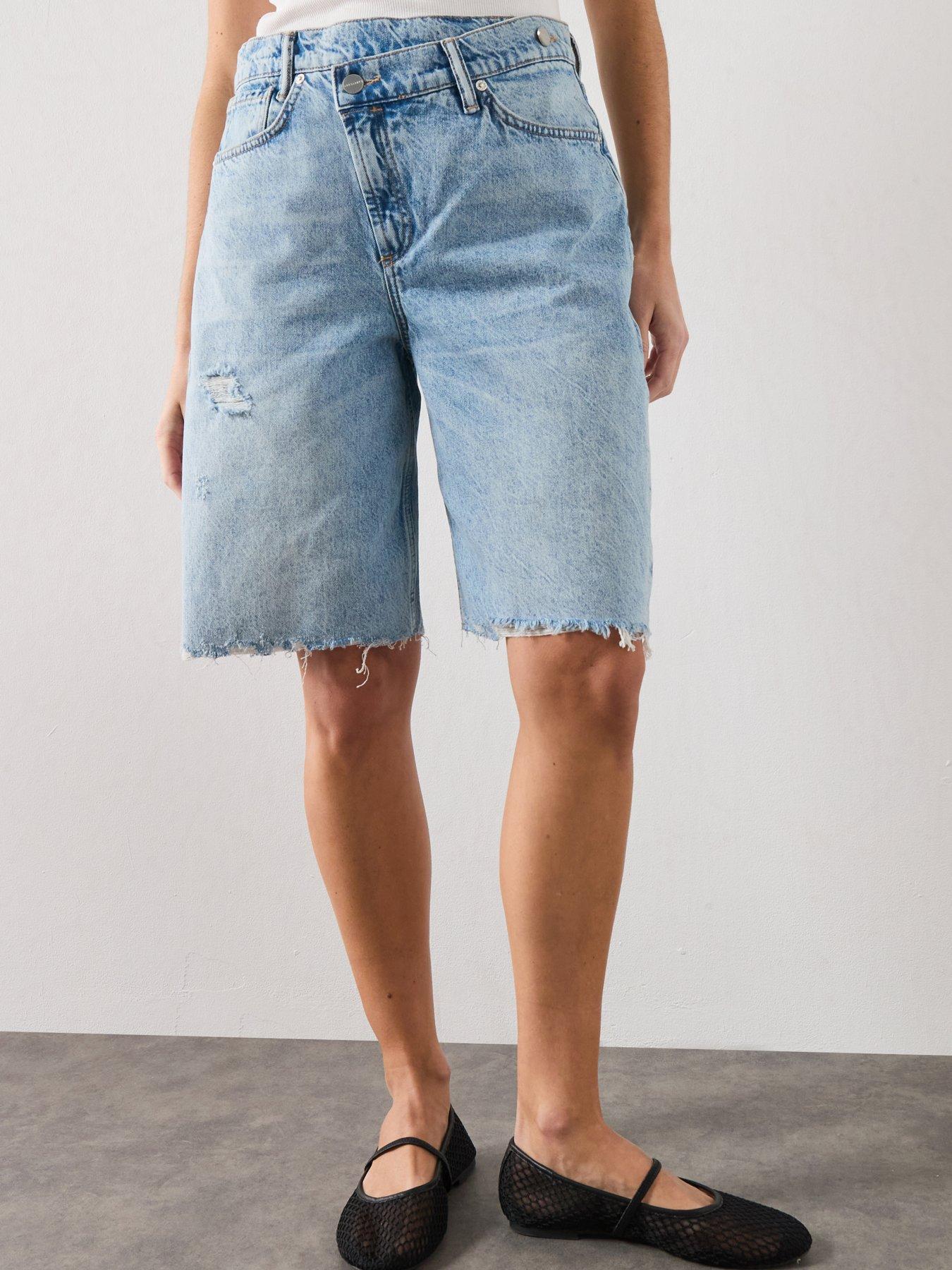 AllSaints Aki Crossover Short - Blue