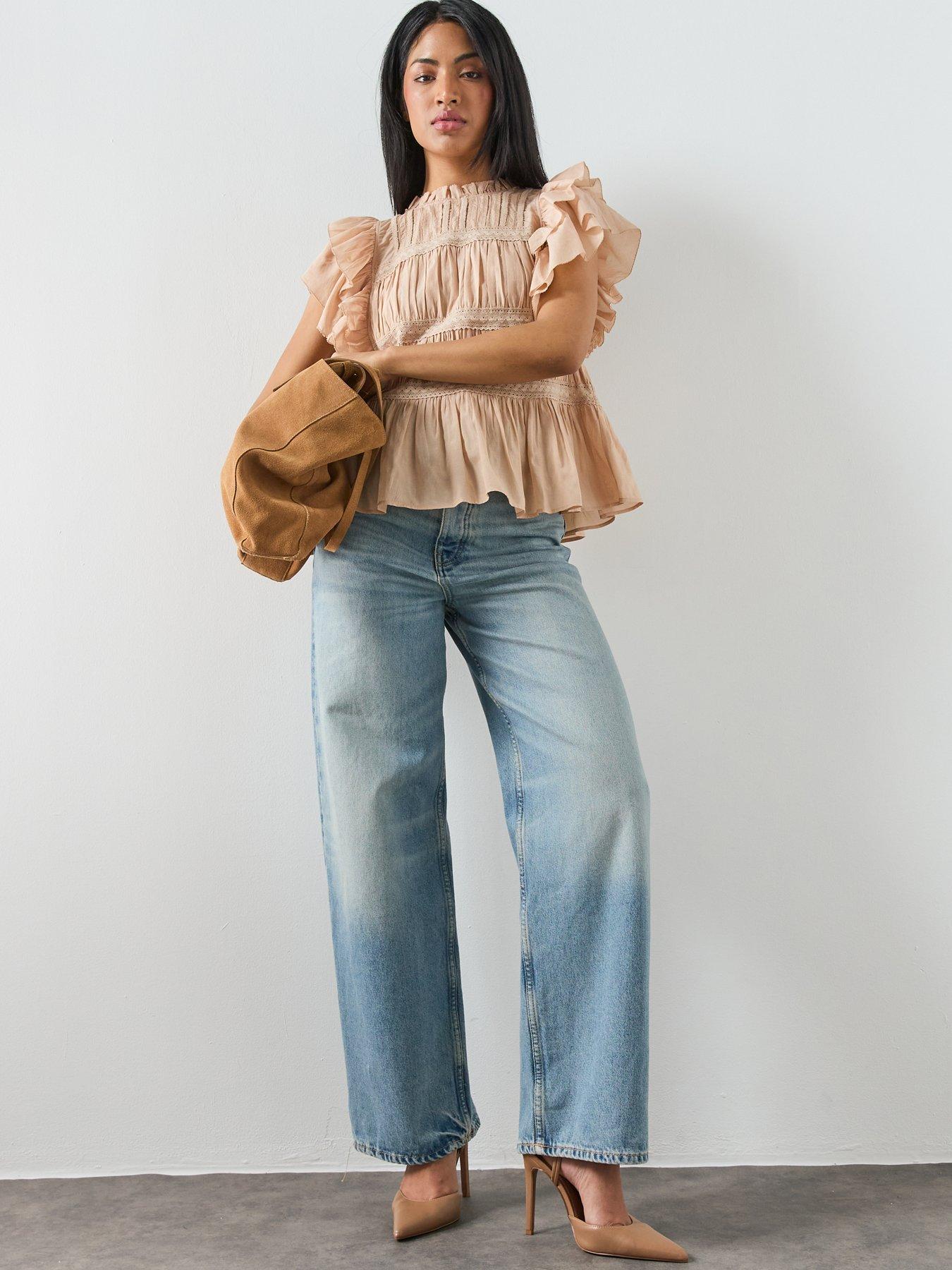 Image 3 of 5 of AllSaints Harriet Top - Pink