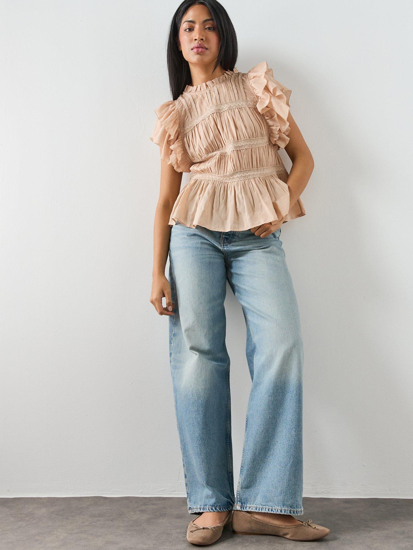 Image 5 of 5 of AllSaints Harriet Top - Pink