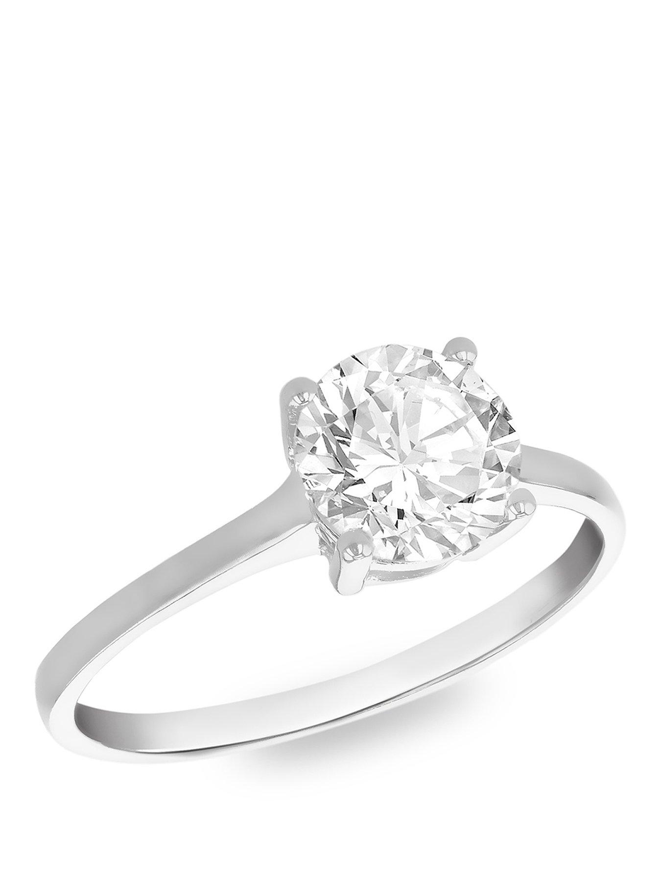 the-love-collection-9ct-white-gold-7mm-cz-solitatire-ring