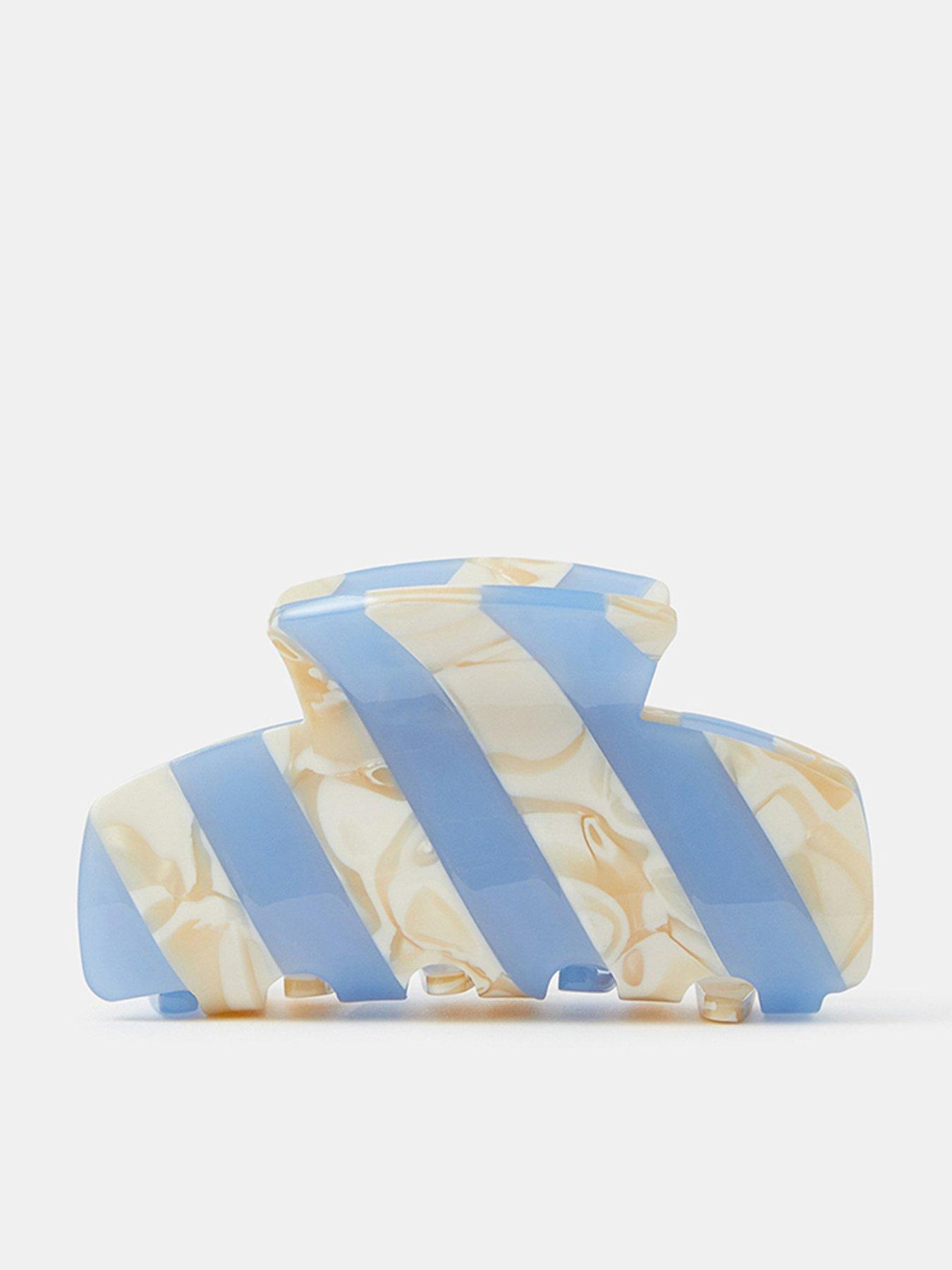 Accessorize Stripe Marble Claw Clip