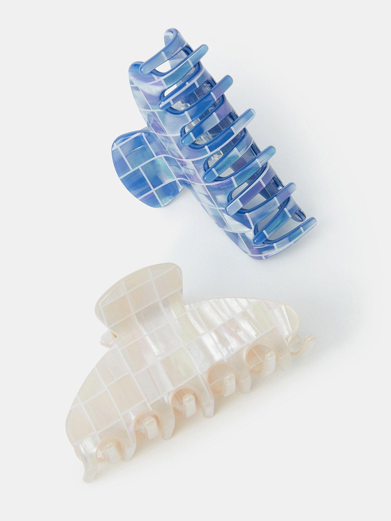 Image 3 of 3 of Accessorize 2-pack Tile Resin Claw Clips