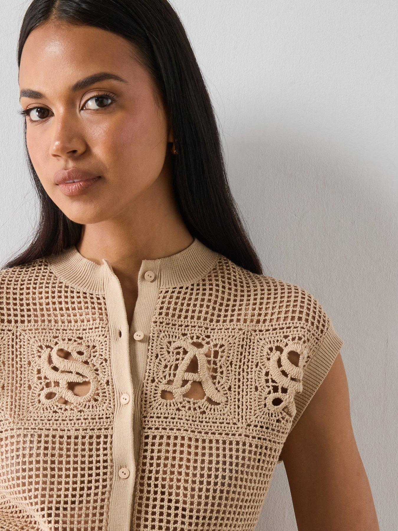 Image 4 of 6 of AllSaints Kyra Waistcoat - Pink