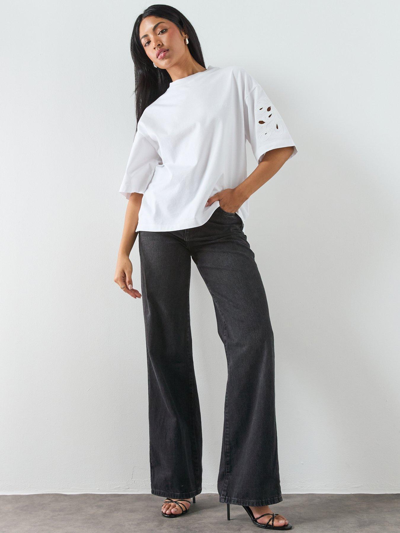 Image 3 of 5 of AllSaints Lola Amelie Tee - White