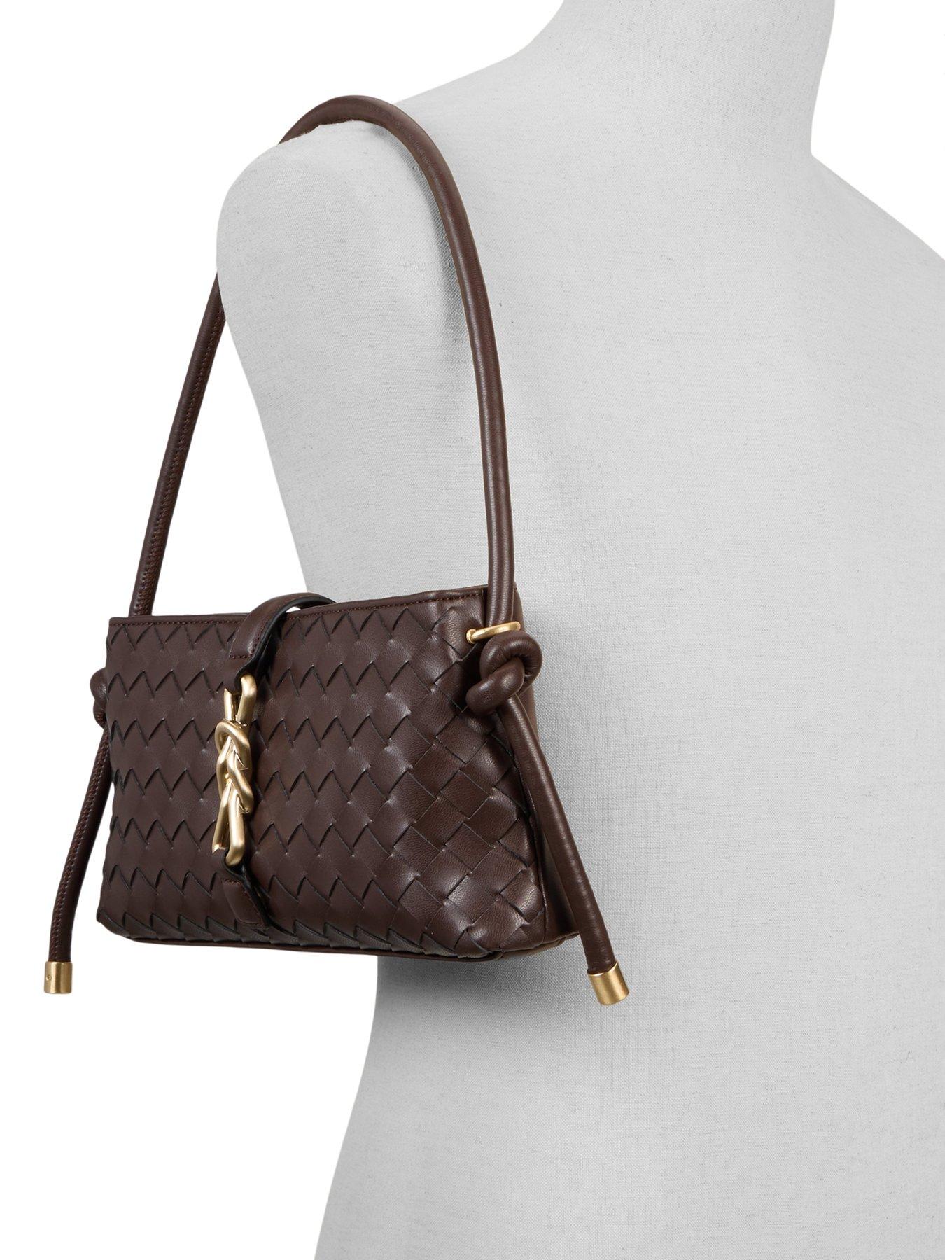 Image 2 of 4 of Aldo Huda Woven Shoulder Bag - Brown